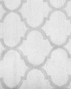 Outdoor Teppich Grau 160 X 230 Cm Marokkanisches Muster Zweiseitig Kurzflor Aksu