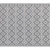 Outdoor Teppich Grau 120 X 180 Cm Geometrisches Muster Dhule