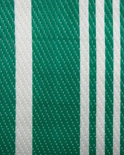 Outdoor Teppich Grun 90 X 180 Cm Streifenmuster Kurzflor Haldia
