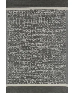 Outdoor Teppich Schwarz-Weis Meliert 120 X 180 Cm Ballari