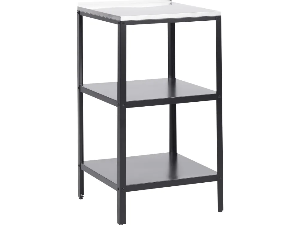 Outdoor-Kucheninsel Stahl Schwarz 50 X 50 X 92 Cm Vilama