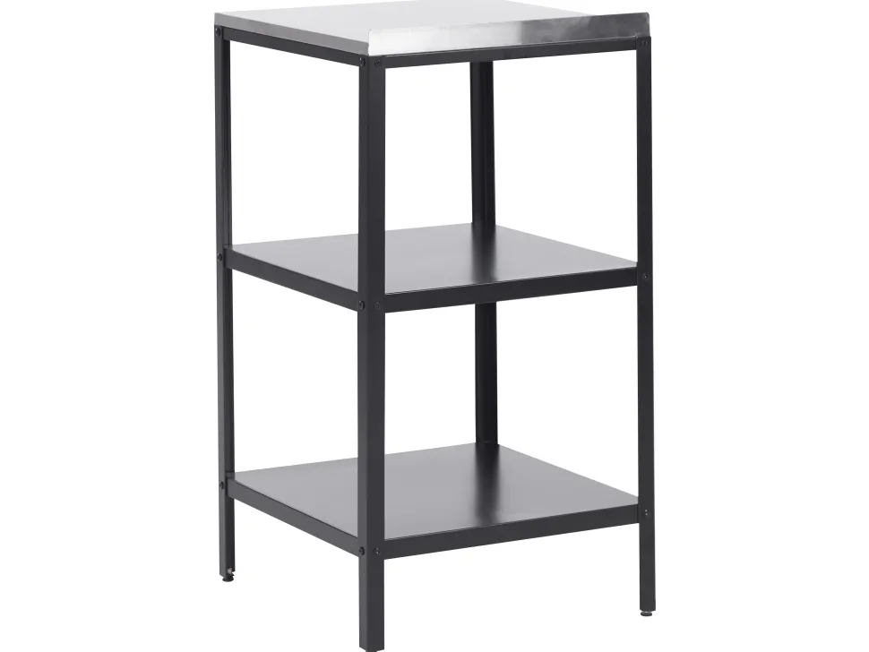 Outdoor-Kucheninsel Stahl Schwarz 50 X 50 X 92 Cm Vilama