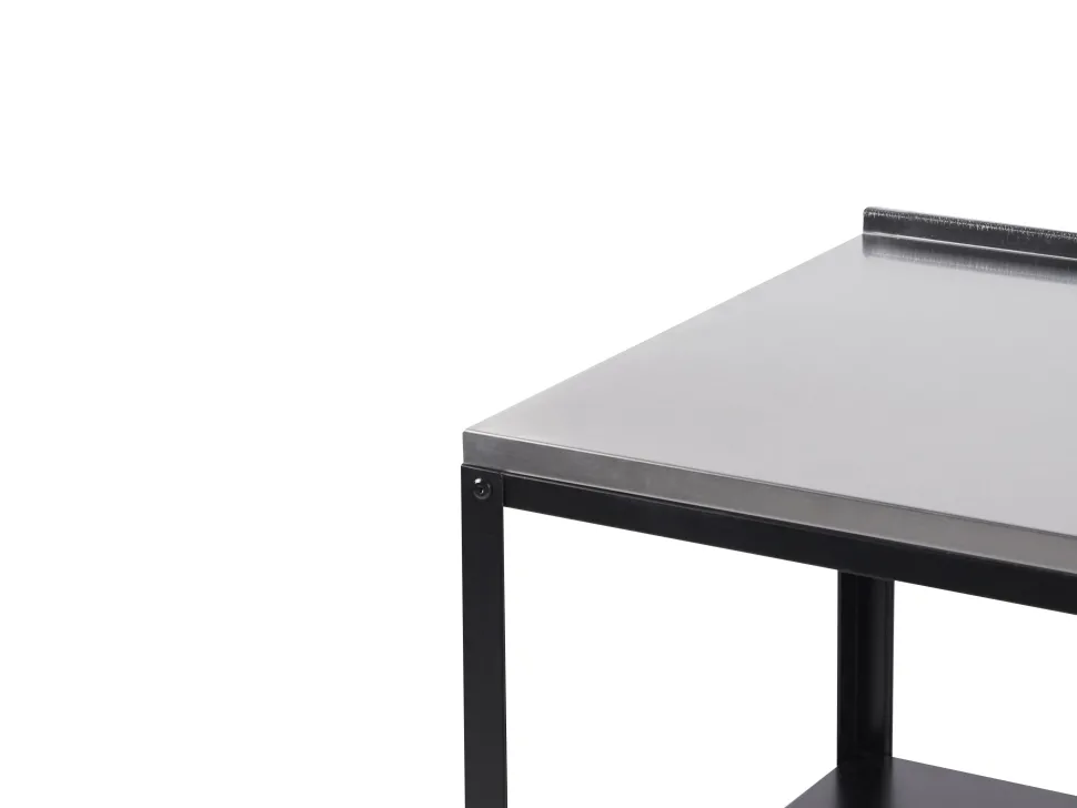 Outdoor-Kucheninsel Stahl Schwarz 50 X 50 X 92 Cm Vilama