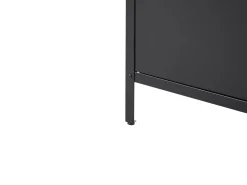 Outdoor-Kuchenschrank Stahl Schwarz 80 X 50 X 92 Cm Vilama