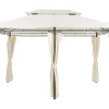 Pavillon Stahl Beige / Schwarz Rechteckig 300 X 400 Cm Colos