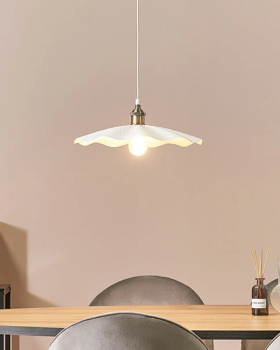 Pendelleuchte Metall Weis Phils
