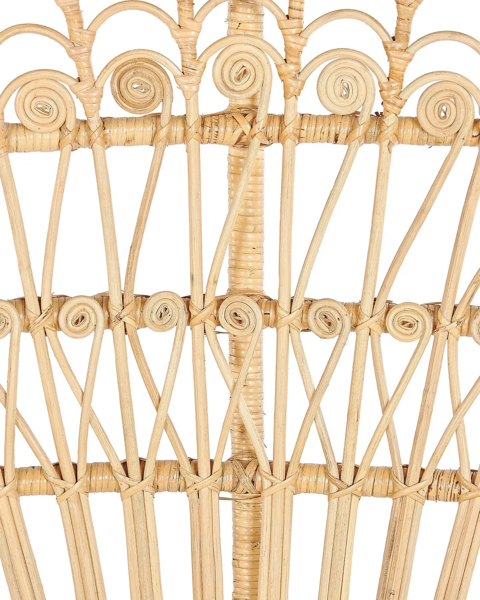 Pfauensessel Rattan / Baumwolle Naturlich Emmanuelle