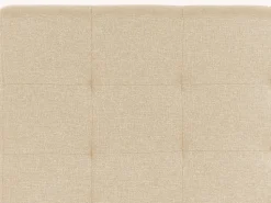 Polsterbett Leinenoptik Beige Lattenrost 180 X 200 Cm La Rochelle