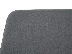 Polsterbett Leinenoptik Grau Lattenrost 180 X 200 Cm Vienne