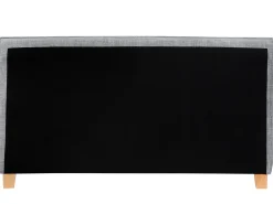 Polsterbett Leinenoptik Grau Lattenrost 180 X 200 Cm Sennez
