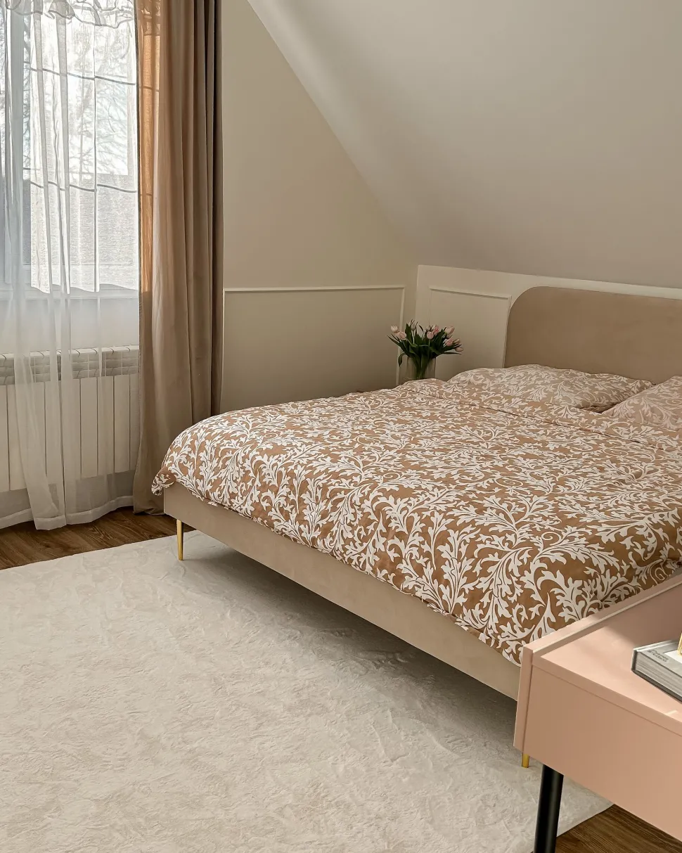 Polsterbett Samtstoff Beige 180 X 200 Cm Lattenrost Flayat