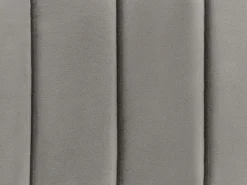 Polsterbett Samtstoff Grau Mit Stauraum 180 X 200 Cm Vion