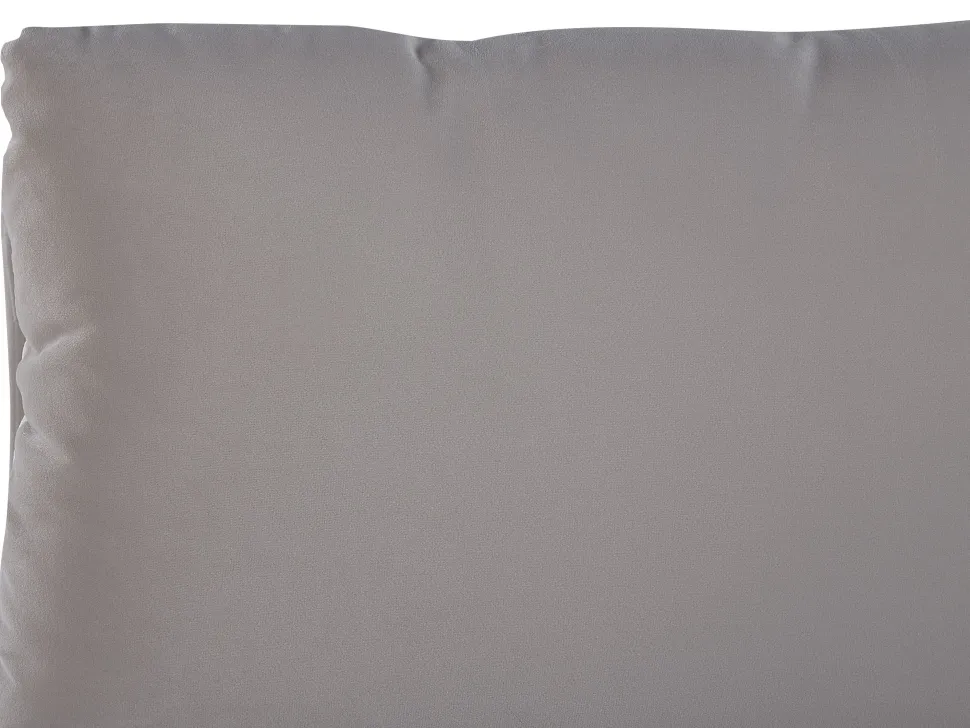 Polsterbett Samtstoff Hellgrau Mit Bettkasten Hochklappbar 180 X 200 Cm Batilly