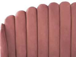 Polsterbett Samtstoff Rosa Lattenrost 180 X 200 Cm Ambillou