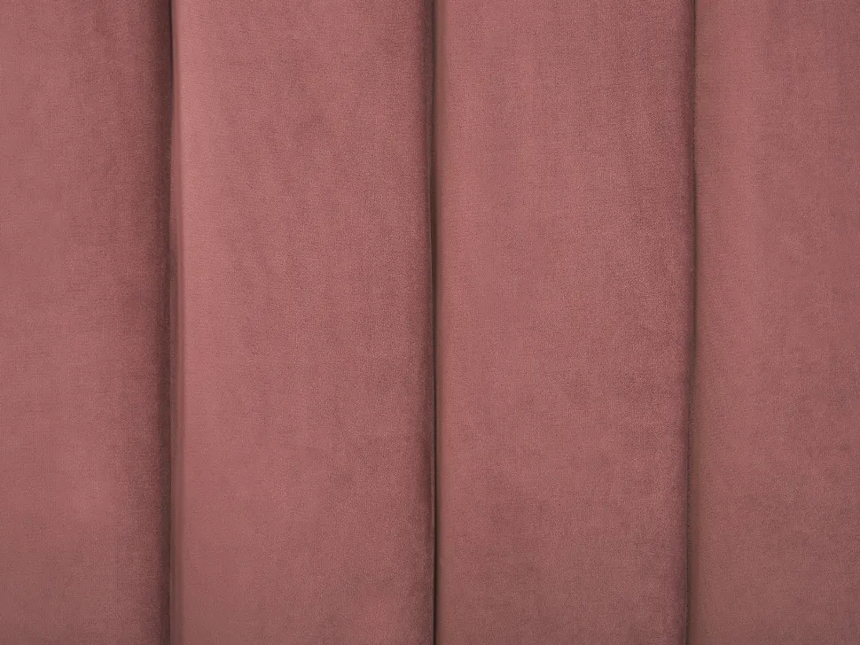 Polsterbett Samtstoff Rosa Lattenrost 180 X 200 Cm Ambillou