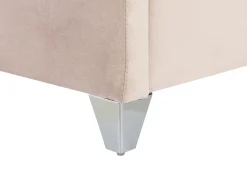 Polsterbett Samtstoff Rosa Lattenrost 180 X 200 Cm Lubbon