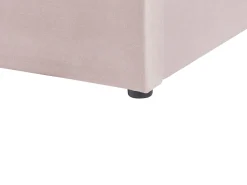 Polsterbett Samtstoff Rosa Mit Bettkasten 180 X 200 Cm Lubbon