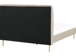 Polsterbett Samtstoff Sandbeige 180 X 200 Cm Marville