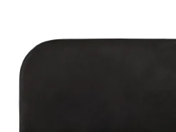 Polsterbett Samtstoff Schwarz 180 X 200 Cm Lattenrost Flayat