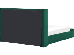 Polsterbett Samtstoff Smaragdgrun Mit Stauraum 180 X 200 Cm Noyers