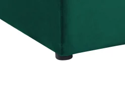 Polsterbett Samtstoff Smaragdgrun Mit Stauraum 180 X 200 Cm Noyers