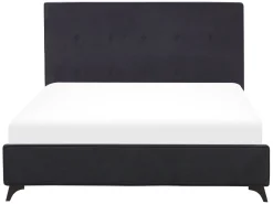 Polsterbett Schwarz Lattenrost 160 X 200 Cm Ambassador