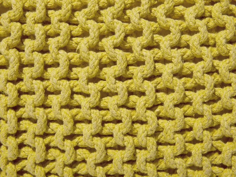 Pouf Gelb 50 Cm Conrad