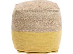 Pouf Gelb 44 X 44 Cm Kirama