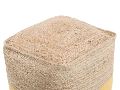 Pouf Gelb 44 X 44 Cm Kirama