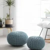 Pouf Hellblau 50 Cm Conrad