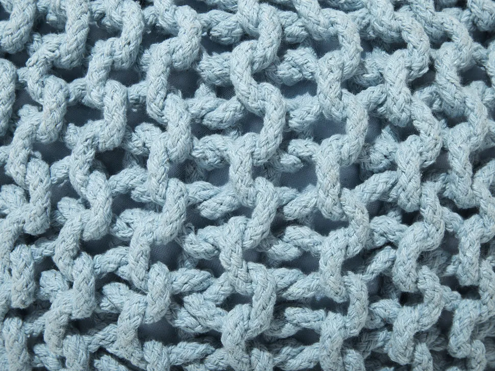 Pouf Hellblau 50 Cm Conrad
