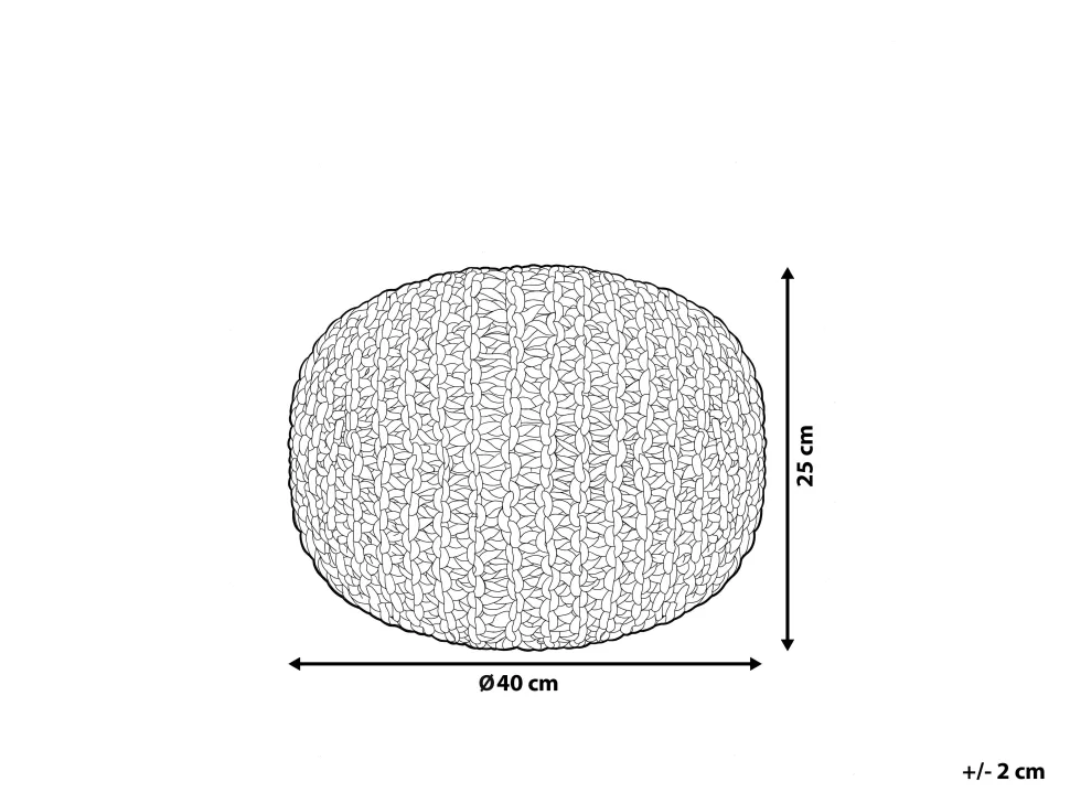 Pouf Kupfer O 40 Cm Conrad