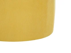 Pouf Mit Stauraum Cord Gelb 36 Cm Ruby