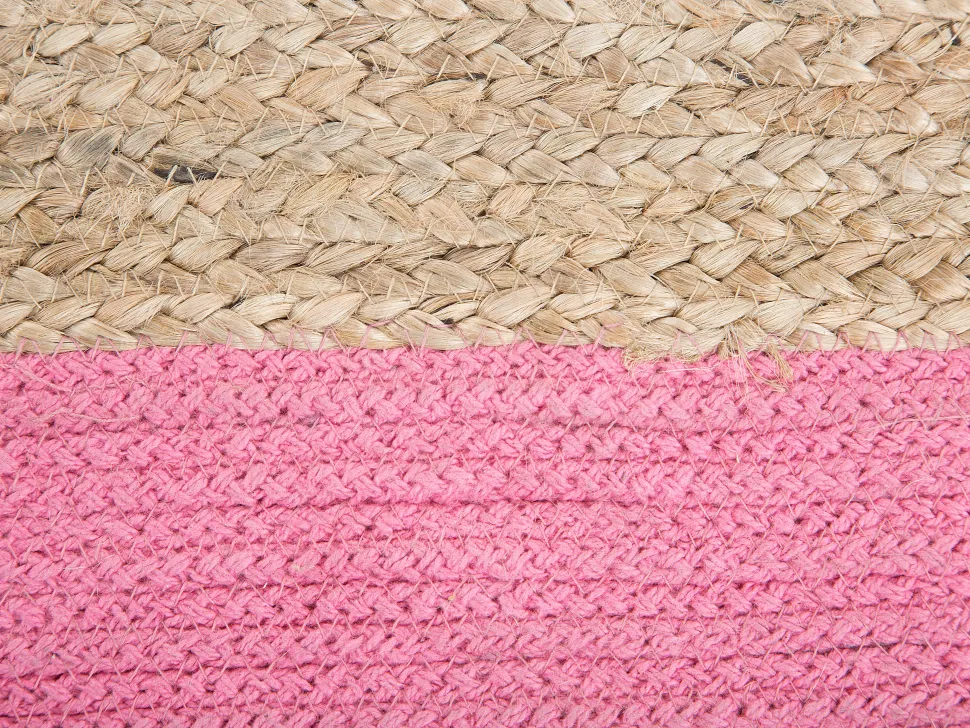 Pouf Rosa 44 X 44 Cm Kirama