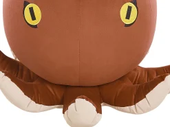 Pouf Samtstoff Braun Oktopus-Form 55 Cm Octopus