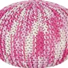 Pouf Weis / Rosa 50 Cm Conrad