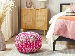 Pouf Weis / Rosa 50 Cm Conrad