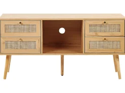 Rattan Tv-Mobel Helles Holz Perote