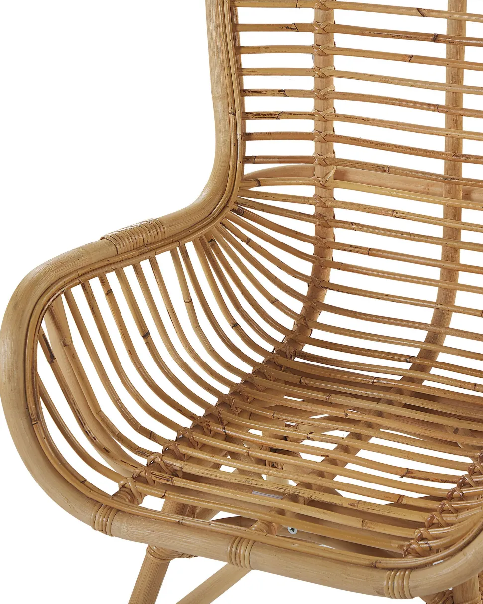 Rattanstuhl Beige Naturlich Mit Armlehnen Togo