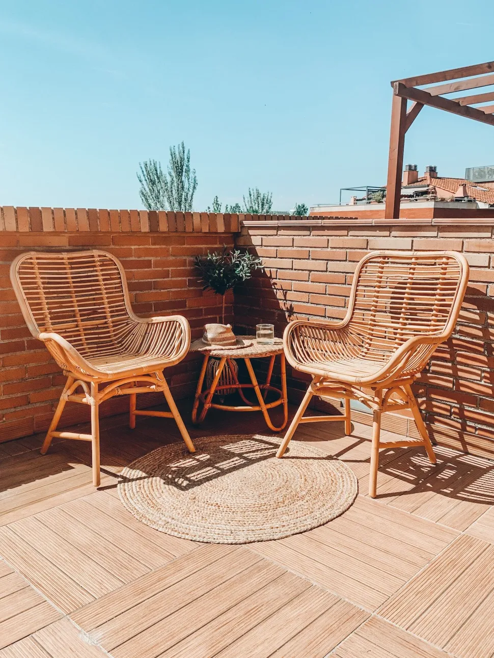 Rattanstuhl Beige Naturlich Mit Armlehnen Togo