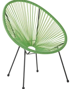 Rattanstuhl Kunststoff Grun 2Er Set O 70 Cm Acapulco Ii