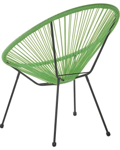 Rattanstuhl Kunststoff Grun 2Er Set O 70 Cm Acapulco Ii