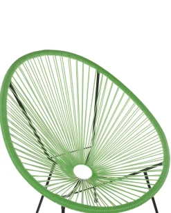Rattanstuhl Kunststoff Grun 2Er Set O 70 Cm Acapulco Ii
