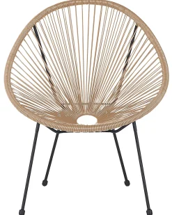 Rattanstuhl Kunststoff Naturlich 2Er Set O 70 Cm Acapulco Ii