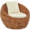 Rattanstuhl Natur Lerici
