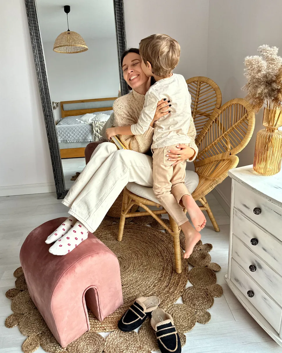Rattanstuhl Naturlich Auflage Beige Pfauform Florentine