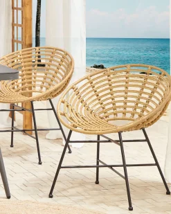 Rattanstuhl Naturlich O 71 Cm 2Er Set Acerra