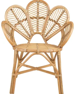 Rattanstuhl Naturlich Pfauform 2Er Set Florentine Ii