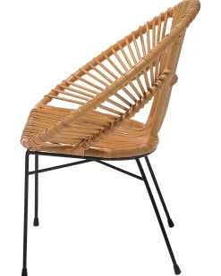Rattanstuhl Naturlich Sarita