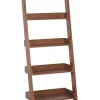 Regal Dunkler Holzfarbton 5 Facher Mobile Trio